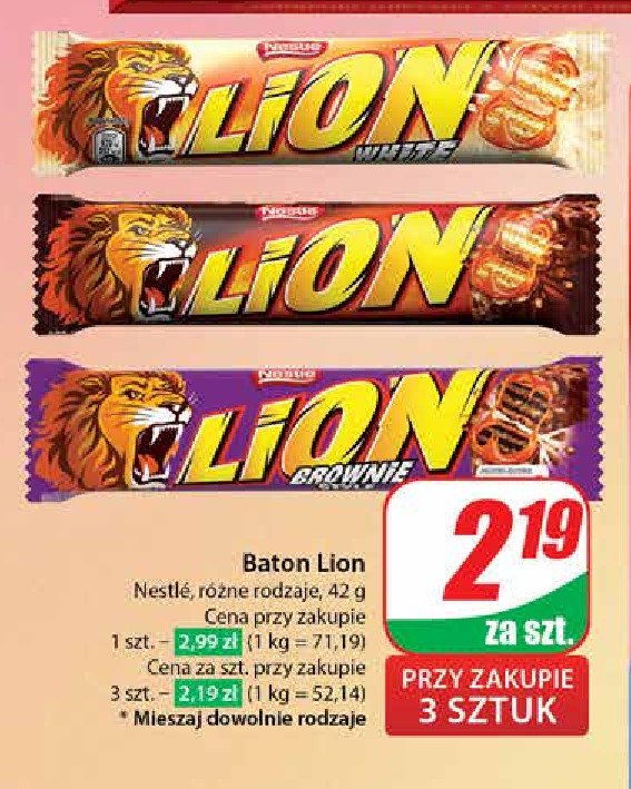 Baton Lion brownie style promocja