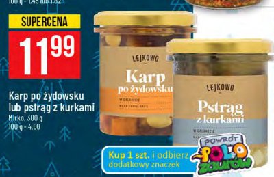 Karp po 偶ydowsku w galarecie Lejkowo promocja