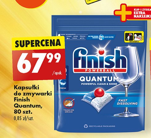 Tabletki do zmywarek Finish quantum promocja