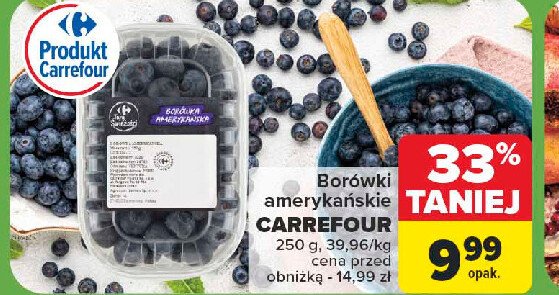 Borówki amerykańskie Carrefour classic promocja