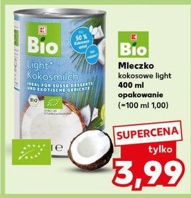 Mleczko kokosowe light K-classic bio promocja w Kaufland