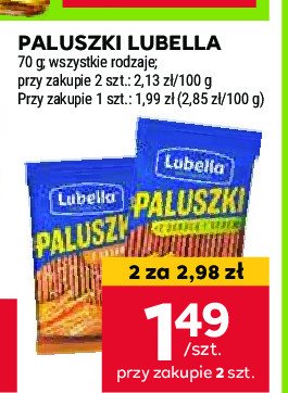 Paluszki z sezamem Lubella paluszki promocja