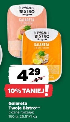 Galareta Twoje Bistro (różne rodzaje) promocja w Netto