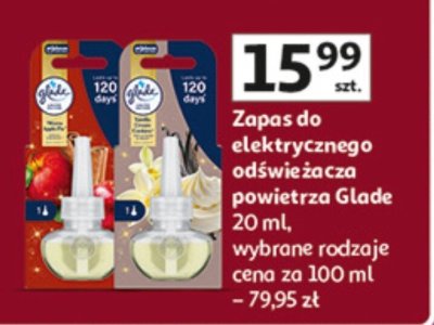 Zapas do elektrycznego odświeżacza powietrza Glade promocja w Auchan