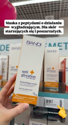 Maska rozświetlająca do twarzy Anti Glycation  promocja w Hebe