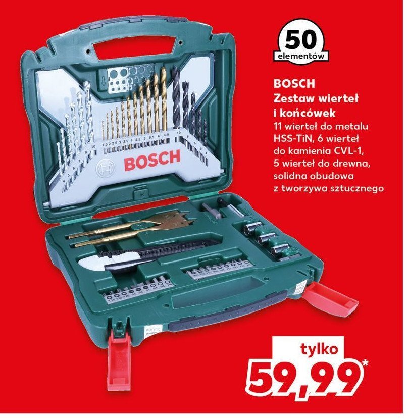 Zestaw narzędzi x-line Bosch promocja