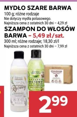 Szampon do włosów Barwa -5,49 zł/szt. promocja w Stokrotka