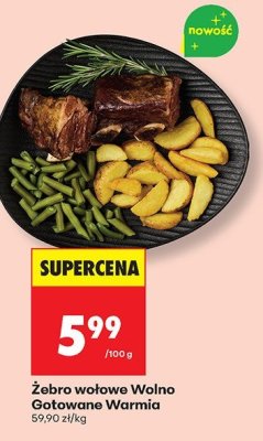 Żebro wołowe Wolno Gotowane Warmia promocja w Biedronka