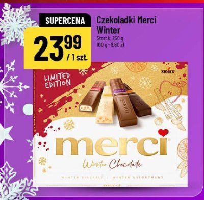 Czekoladki Merci Winter promocja w POLOmarket