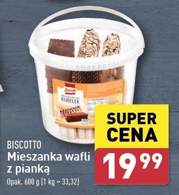 Mieszanka wafli w czekoladzie Biscotto promocja