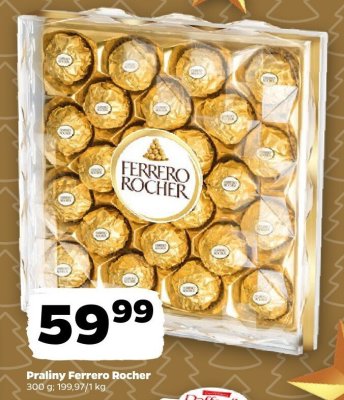 Praliny Ferrero Rocher 300 g promocja w Netto