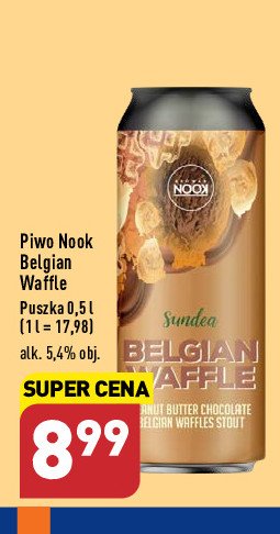Piwo Nook belgian waffle promocja