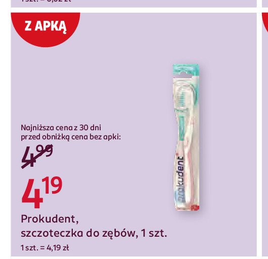 Szczoteczka do zębów Prokudent promocja