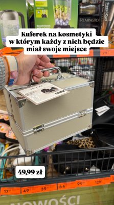 Kuferek na kosmetyki promocja w Biedronka