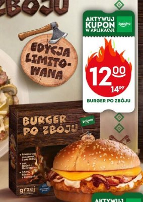 Burger po zbóju Żabka promocja w Żabka