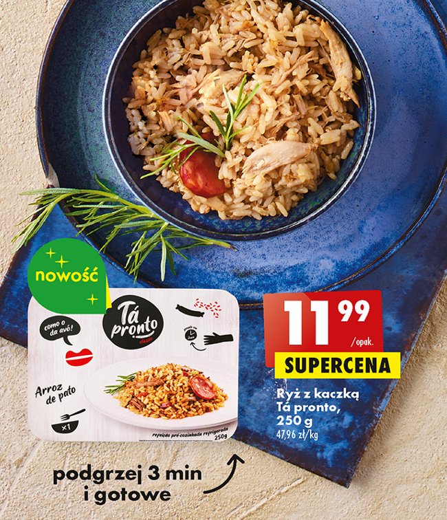 Ry偶 z kaczk膮 Ta pronto promocja
