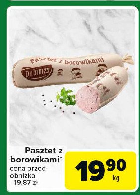 Pasztetowa z borowikami Dubimex promocja w Carrefour Express