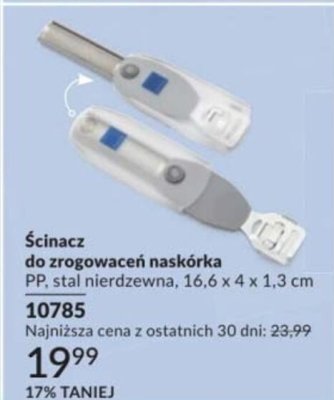 Ścinacz do zrogowaceń naskórka PP, stal nierdzewna promocja w AVON