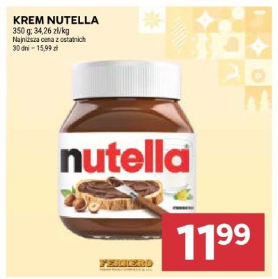 Krem Nutella promocja w Stokrotka