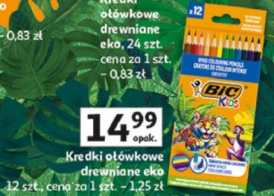 Kredki o艂贸wkowe tropicolor Bic kids promocja