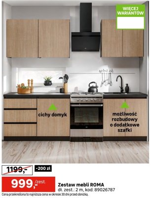 Zestaw mebli ROMA promocja w Leroy Merlin