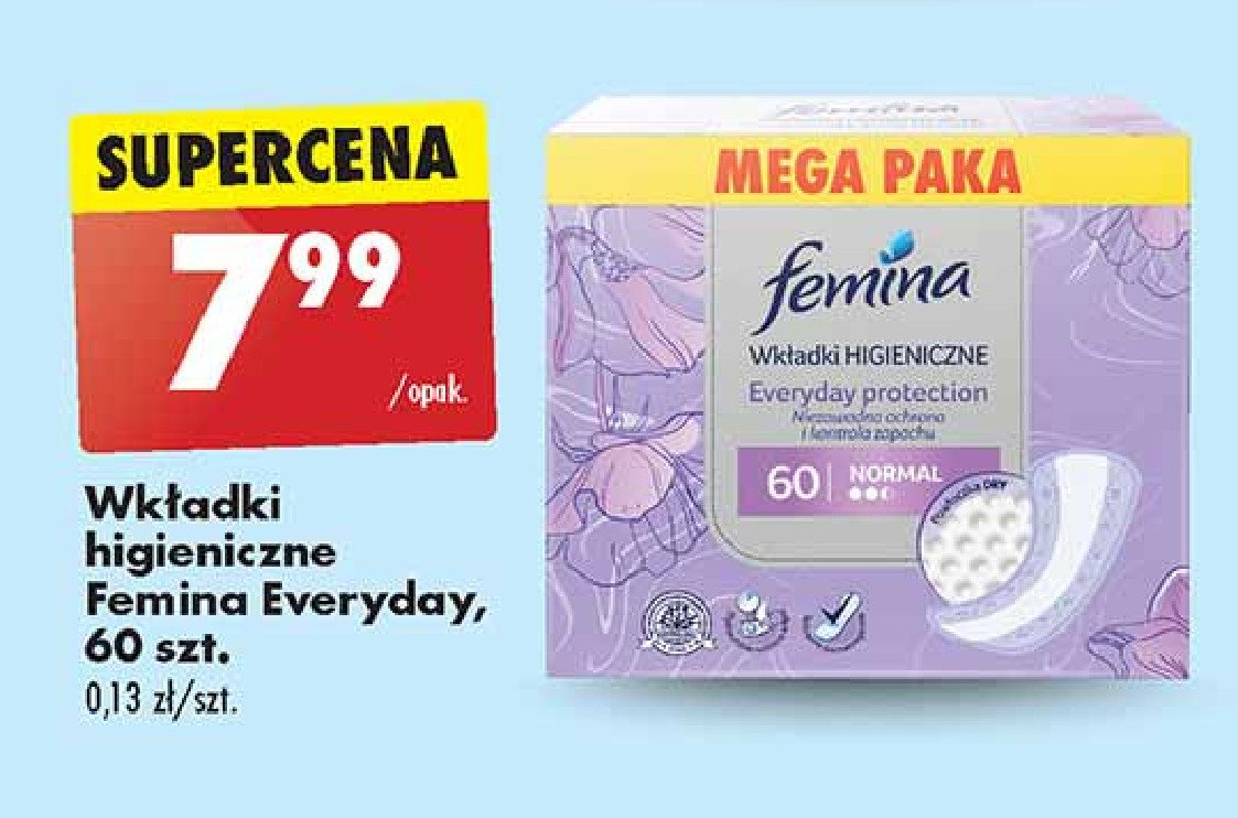 Wkładki everyday Femina promocja