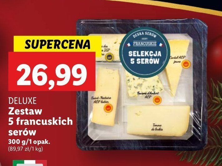 Kolekcja 5 serów Deska serów lidla promocja