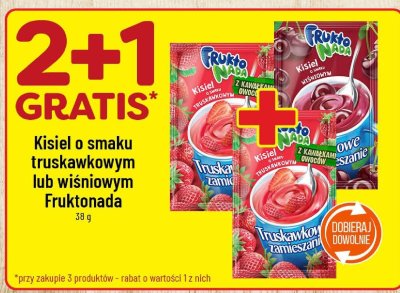 Kisiel o smaku truskawkowym Fruktonada promocja w POLOmarket