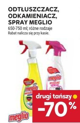 Spray Odtłuszczacz, odkamieniacz MEGLIO 650-750 ml, różne rodzaje promocja w Stokrotka