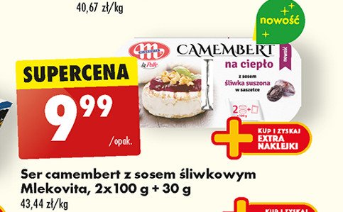 Camembert z sosem żurawinowym Mlekovita la polle promocja w Biedronka