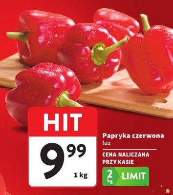 Papryka czerwona luz promocja w Intermarche
