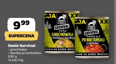 Danie w puszce fasolka po bretońsku promocja w Netto