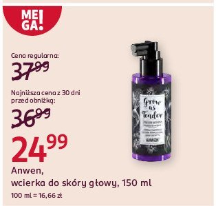 Zio艂owa wcierka rozgrzewaj膮ca Anwen grow me tender promocja
