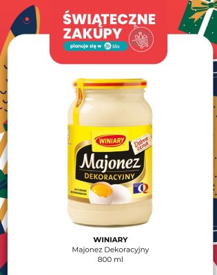 Majonez Dekoracyjny, 800 ml promocja w Biedronka