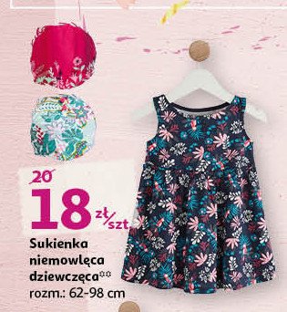Sukienka niemowlęca rozm. 62-98 Auchan inextenso promocje