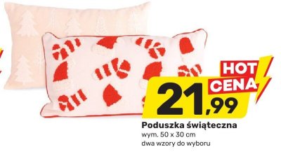 Poduszka świąteczna promocja w Bricomarche
