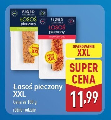 Łosoś pieczony z pieprzem cytrynowym promocja