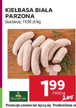 Kiełbasa biała parzona Gustavus promocja