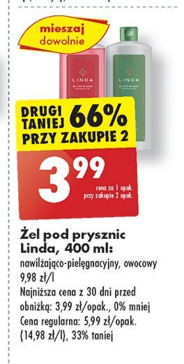 Żel pod prysznic oliwka Linda promocja