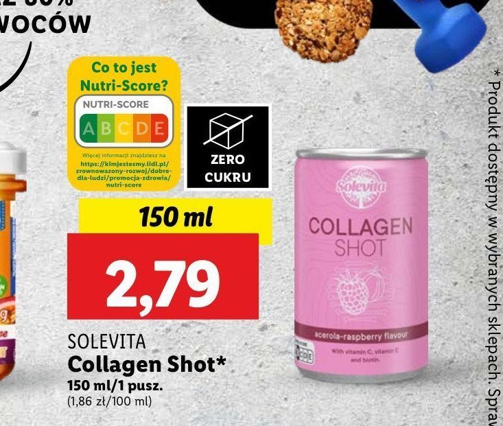 Shot collagen Solevita promocja