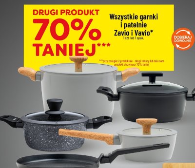 Garnki i patelnie Zavio/Vavio wszystkie rodzaje promocja w POLOmarket