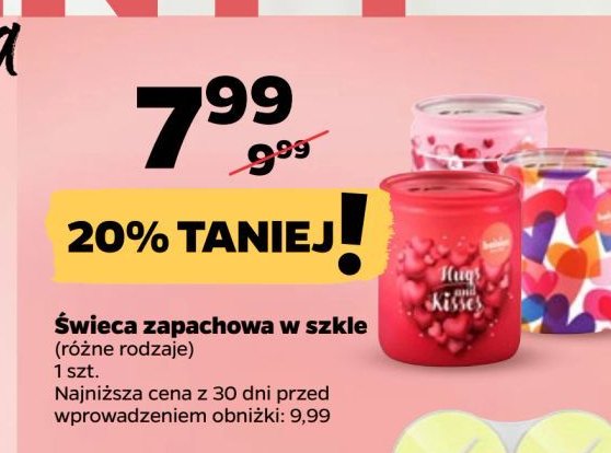 Świeca zapachowa w szkle promocja