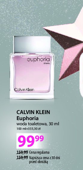 Woda toaletowa Calvin klein promocja w Hebe