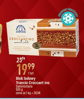 Rolada lodowa croccantino SAMMONTANA promocja