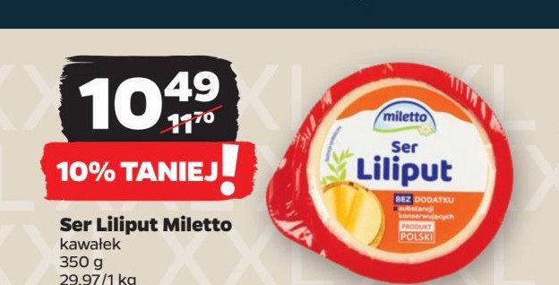 Ser liliput Miletto promocja