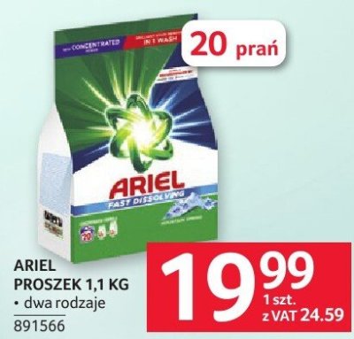 Proszek do prania Ariel 1,1 KG promocja w Selgros