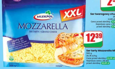 Ser tarty Mozzarella  promocja w Dino