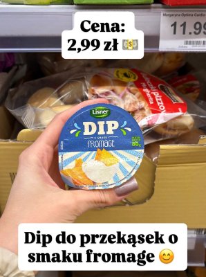 Dip do przekąsek o smaku fromage  promocja w Dino