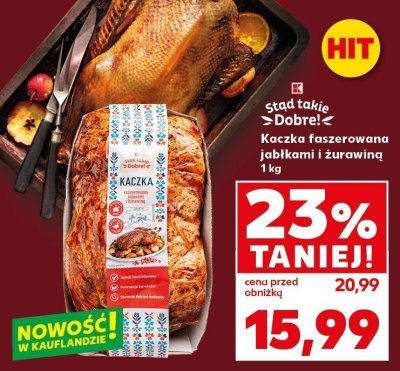Kaczka faszerowana jabłkami i żurawiną K-Stąd Takie Dobre! promocja w Kaufland