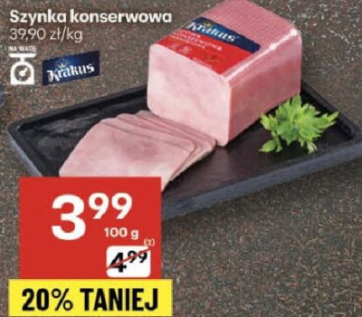 Szynka konserwowa St贸艂 so艂tysa promocja w Delikatesy Centrum